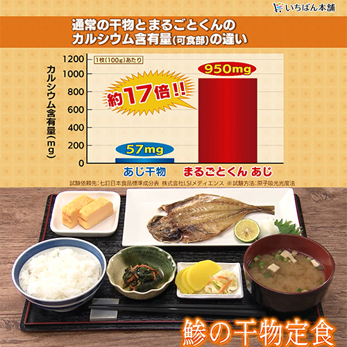 【定期便】骨まで食べられる焼き魚「まるごとくん」6枚セット【送料無料】
